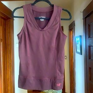 Athletic, Fashionable VNeck- Beautiful Plum Color